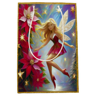 Weihnachtsfee-Kollektion - Honey Blonde Geschenkta Mittlere Geschenktüte