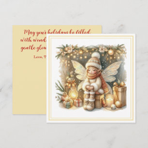 Weihnachtsfee – Whimsical Winter-Feiertagskarte