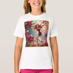Weihnachtsfeen-Sammlung - Rose Rot Haar T-Shirt