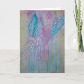 WeihnachtsFeen-Vogel Feiertagskarte