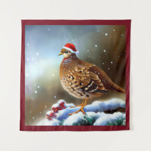 Weihnachtsfeier 2 wandteppich