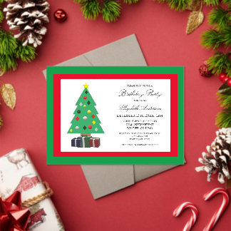 Weihnachtsfeier Acryleinladungen