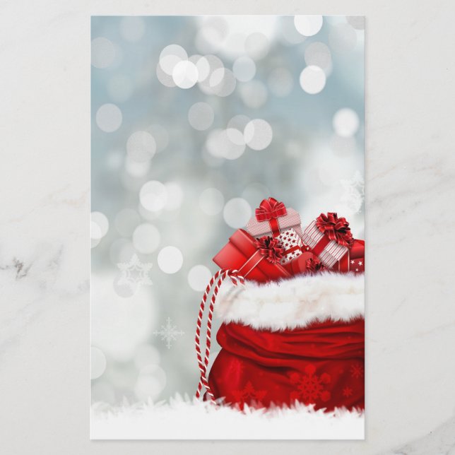 Weihnachtsfeier Briefpapier (Vorderseite)