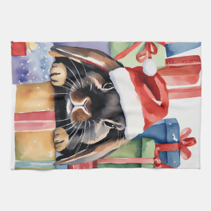 Weihnachtsfeier Bunny Rabbit Geschirrtuch