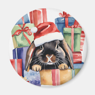 Weihnachtsfeier Bunny Rabbit Magnet