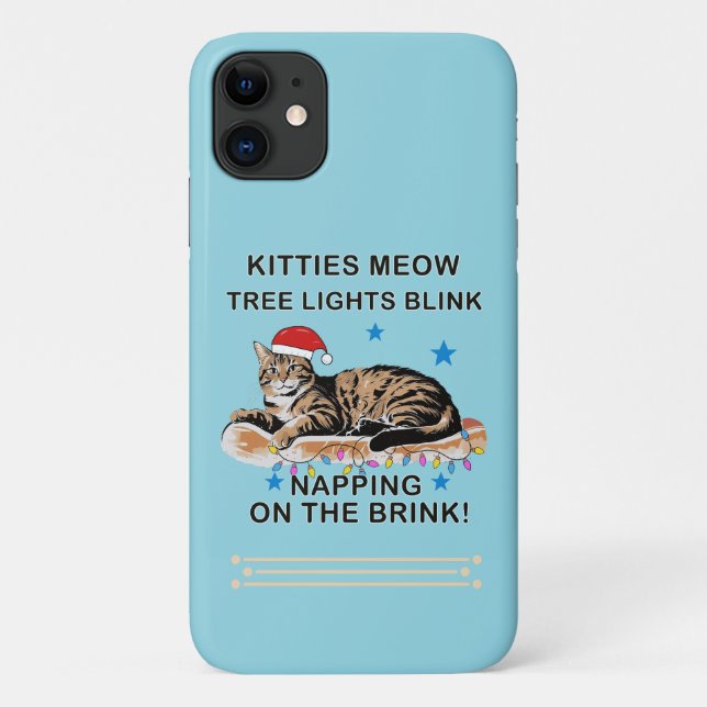 Weihnachtsfeier Case-Mate iPhone Hülle (Rückseite)