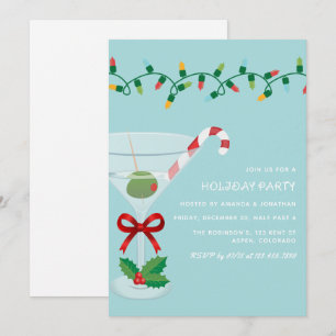 Weihnachtsfeier Cocktailparty Einladung