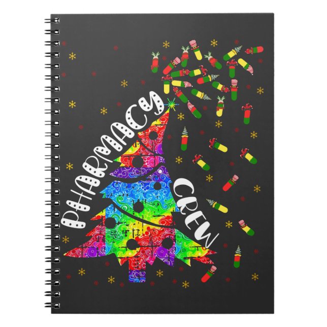 Weihnachtsfeier Crew Funny Xmas Apotheker Geschenk Notizblock (Vorderseite)