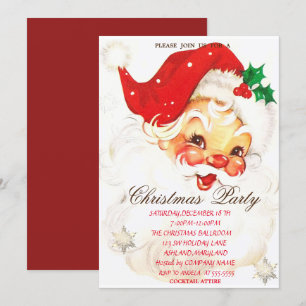 Weihnachtsfeier der Firma Santa Claus Einladung