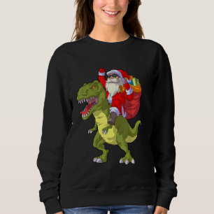 Weihnachtsfeier Dinosaurier Xmas Kinder Jungen Män Sweatshirt
