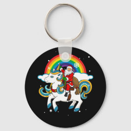 Weihnachtsfeier Einhorn Weihnachtsgeschenke Rainbo Schlüsselanhänger