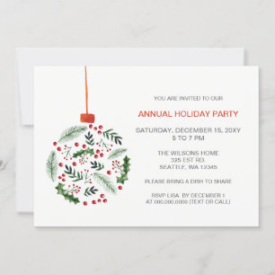 Weihnachtsfeier Einladung