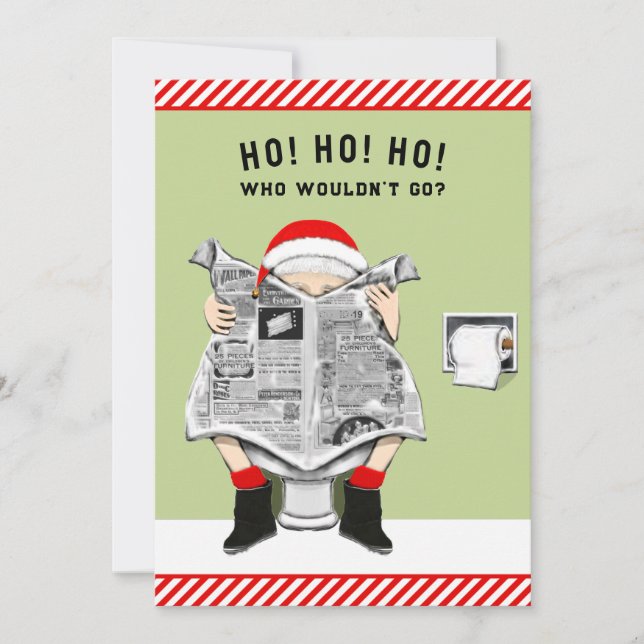 Weihnachtsfeier Einladung (Vorderseite)