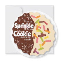 Weihnachtsfeier-Einladung Cookie-Tausch