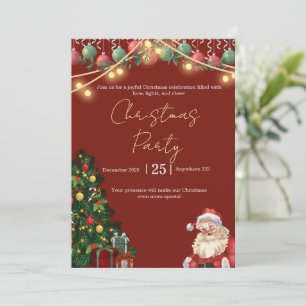Weihnachtsfeier-Einladung Einladung