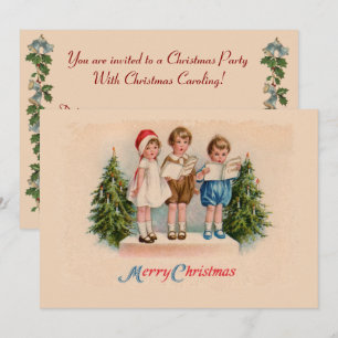 Weihnachtsfeier-Einladung für Kinder beim Weihnach Einladung