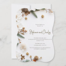 Weihnachtsfeier-Einladung, Hochzeitseinladung