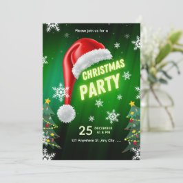 Weihnachtsfeier-Einladungsvorlage Einladung