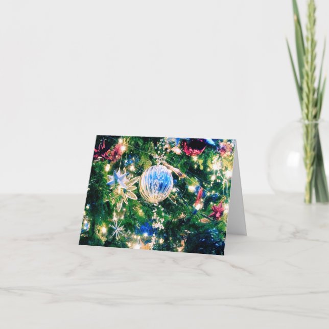 Weihnachtsfeier Feiertagskarte (Vorderseite)