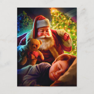 Weihnachtsfeier Feiertagspostkarte