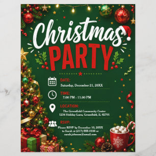 Weihnachtsfeier Flyer