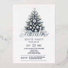 Weihnachtsfeier Folieneinladung