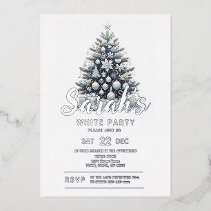 Weihnachtsfeier Folieneinladung