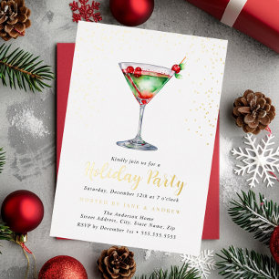 Weihnachtsfeier Folieneinladung