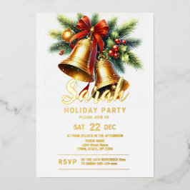 Weihnachtsfeier Folieneinladung