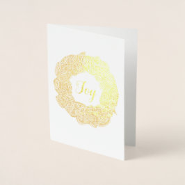 Weihnachtsfeier Folienkarte