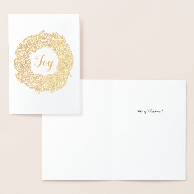 Weihnachtsfeier Folienkarte (Anzeige)