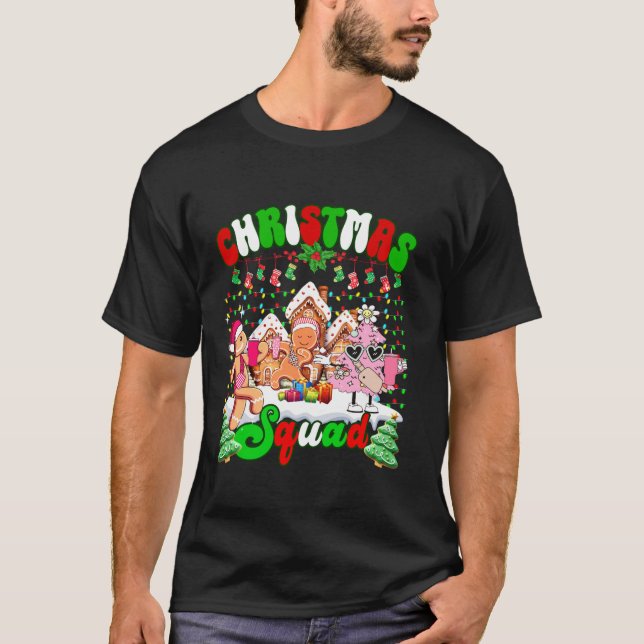 Weihnachtsfeier Funny Boujee Cookie Pine Tree Xmas T-Shirt (Vorderseite)
