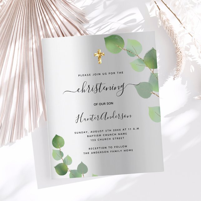 Weihnachtsfeier für Eukalyptus - Haushaltseinladun Flyer (Von Creator hochgeladen)