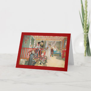 Weihnachtsfeier für Kinder Feiertagskarte