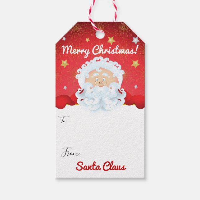 Weihnachtsfeier Geschenkanhänger (Vorderseite)