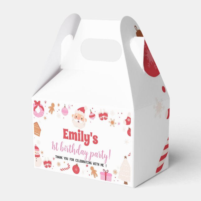 Weihnachtsfeier Geschenkschachtel (Vorderseite)