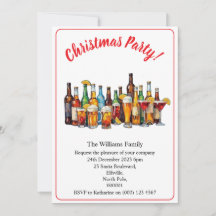 Weihnachtsfeier Getränke Und Cocktails Minimal Xma