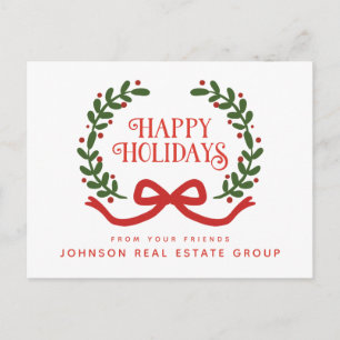 Weihnachtsfeier   Holiday Greetings Postkarte