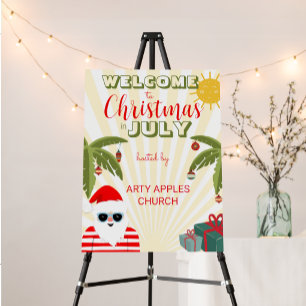 Weihnachtsfeier im Juli Party-Spaß Sommer-Party-Sc Poster