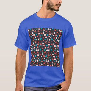 Weihnachtsfeier in kräftigen Farben Oversized T-Shirt