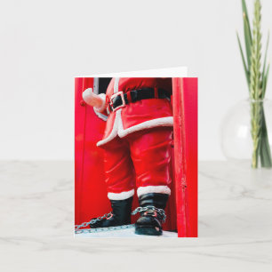 Weihnachtsfeier in Schwierigkeiten? Feiertagskarte