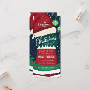 Weihnachtsfeier-Karte