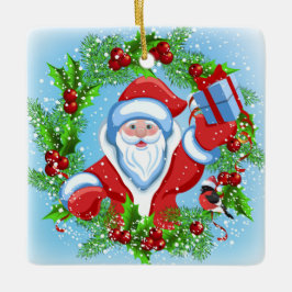 Weihnachtsfeier Keramik Ornament