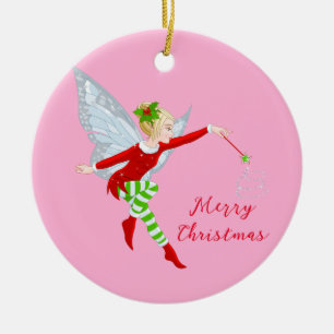 Weihnachtsfeier Keramik Ornament
