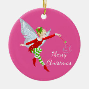 Weihnachtsfeier Keramik Ornament