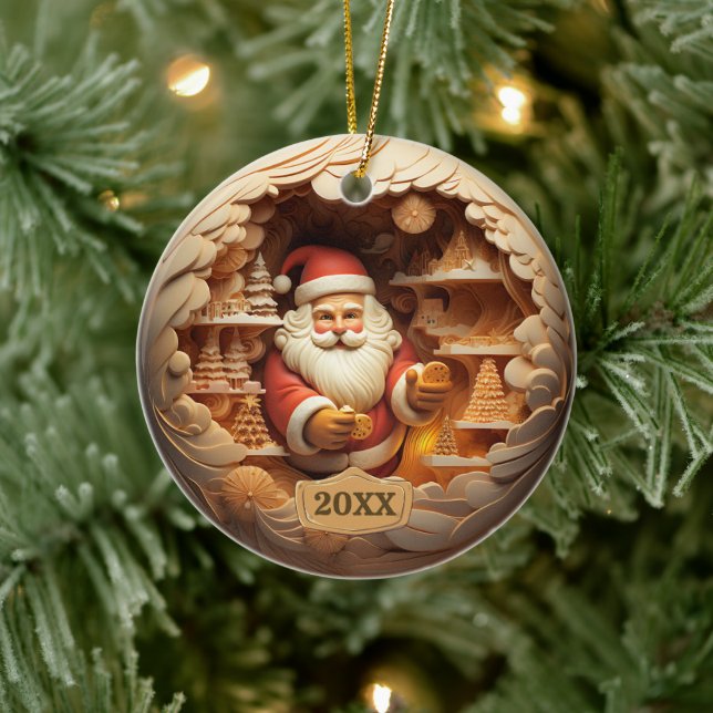 Weihnachtsfeier Keramik Ornament (Baum)