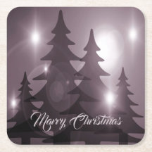 Weihnachtsfeier Lila Rosa Bäume