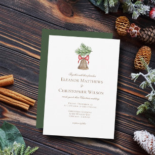 Weihnachtsfeier Minimalistischer Feiertag Hochzeit Einladung