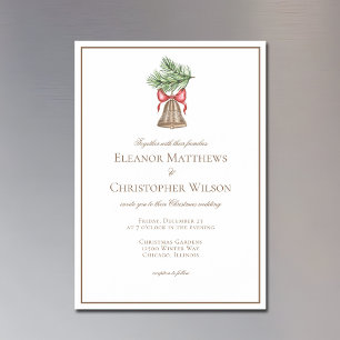 Weihnachtsfeier Minimalistischer Feiertag Hochzeit Magneteinladung