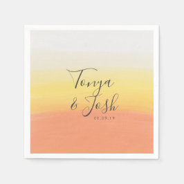 Weihnachtsfeier mit Candy Corn Serviette